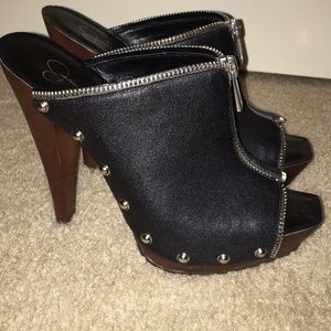 Jessica Simpson Black Slip-Ons